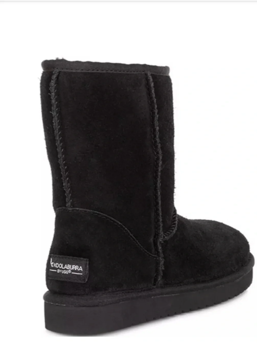 Koolaburra UGG Black Suede Mid-Calf Pull-On Boots